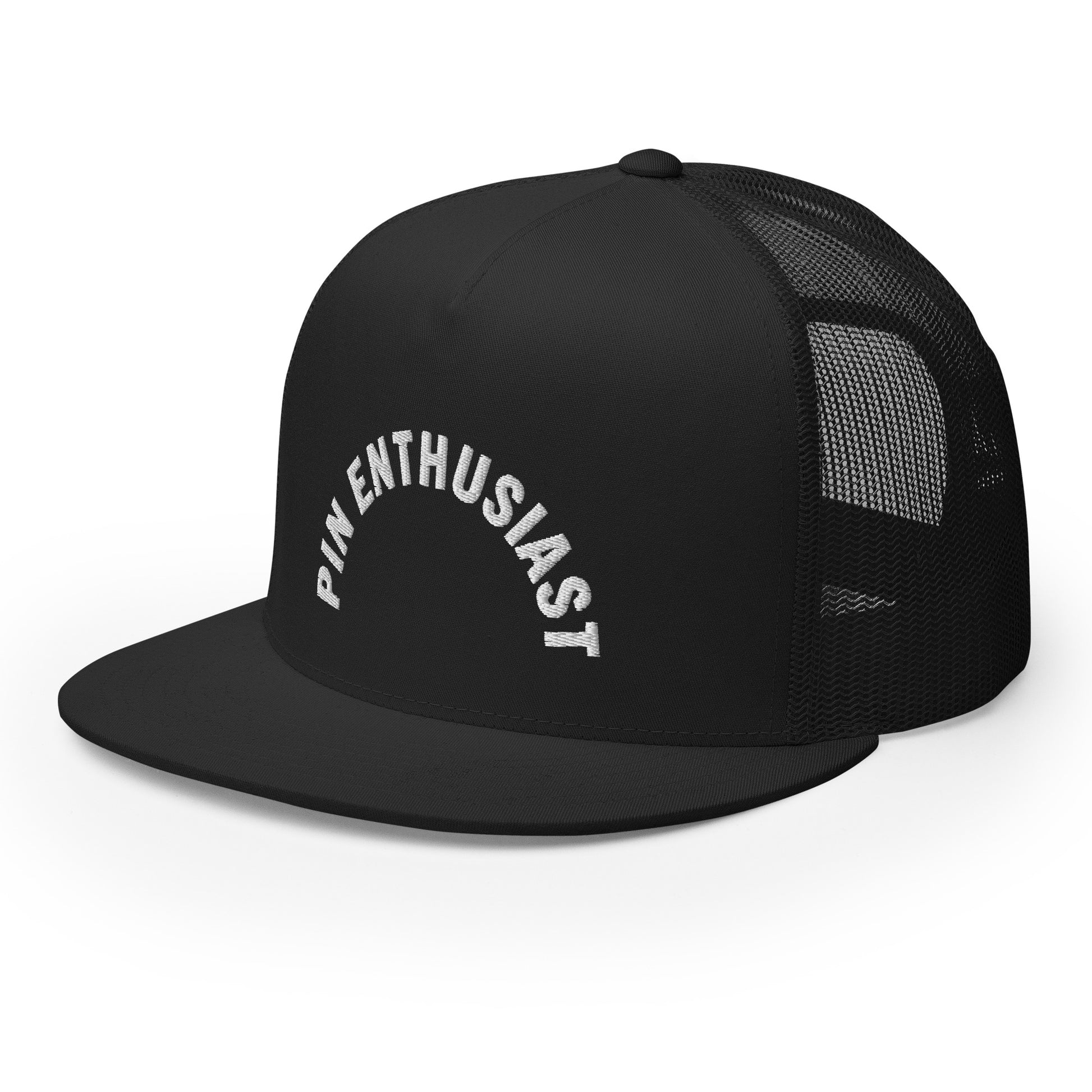 Pin Enthusiast - Trucker Cap - Custom Hat PinsPin Enthusiast - Trucker Cap - Custom Hat PinsCustom Hat Pins