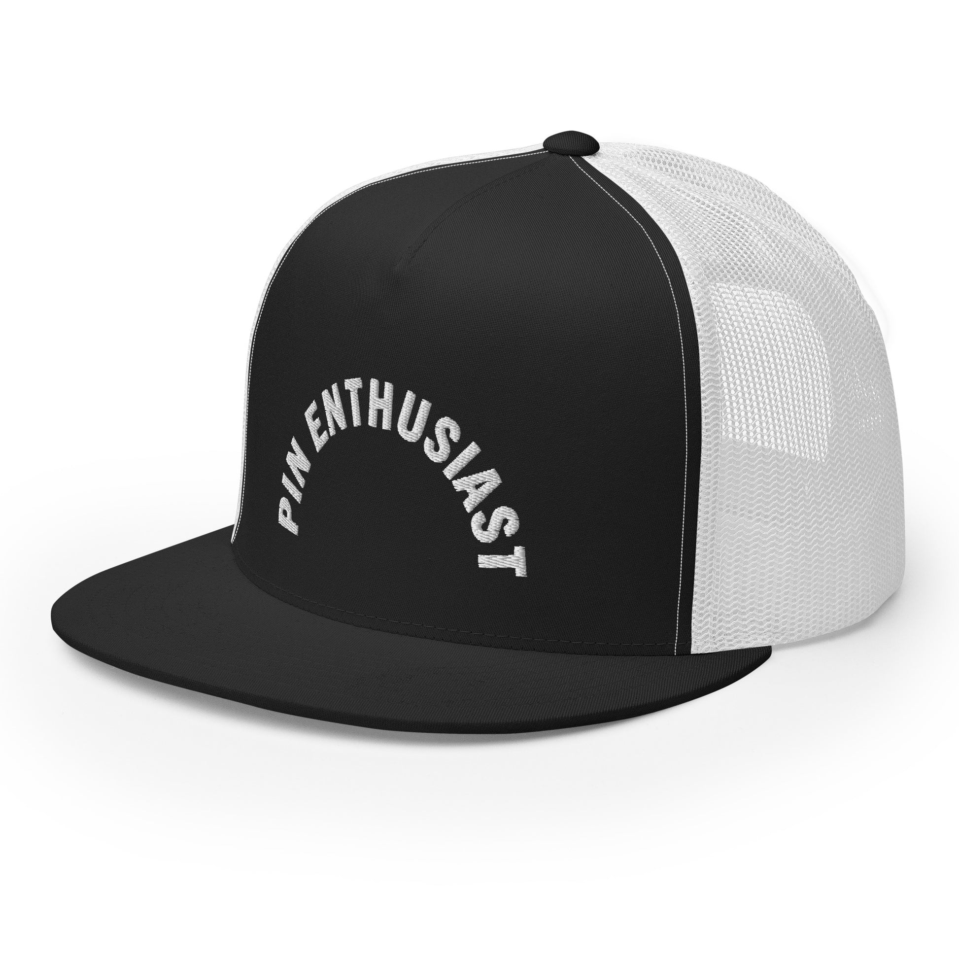 Pin Enthusiast - Trucker Cap - Custom Hat PinsPin Enthusiast - Trucker Cap - Custom Hat PinsCustom Hat Pins