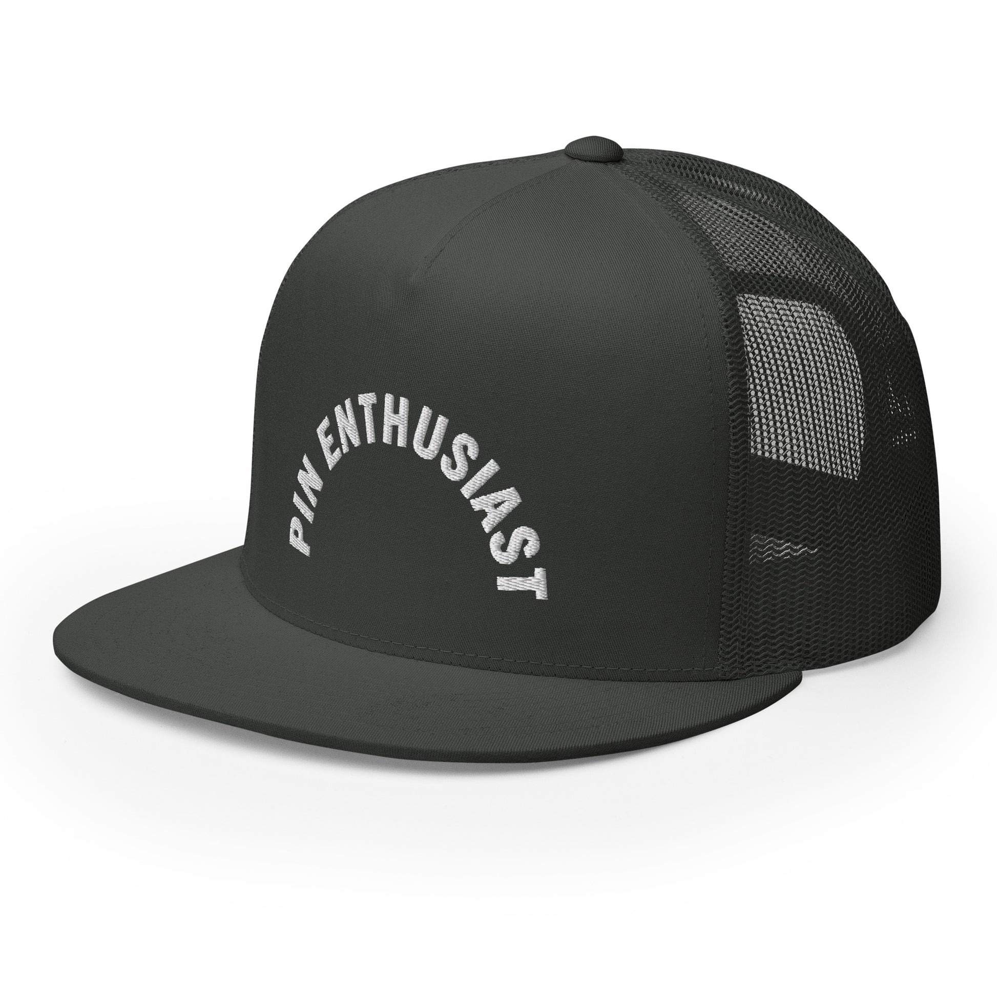 Pin Enthusiast - Trucker Cap - Custom Hat PinsPin Enthusiast - Trucker Cap - Custom Hat PinsCustom Hat Pins