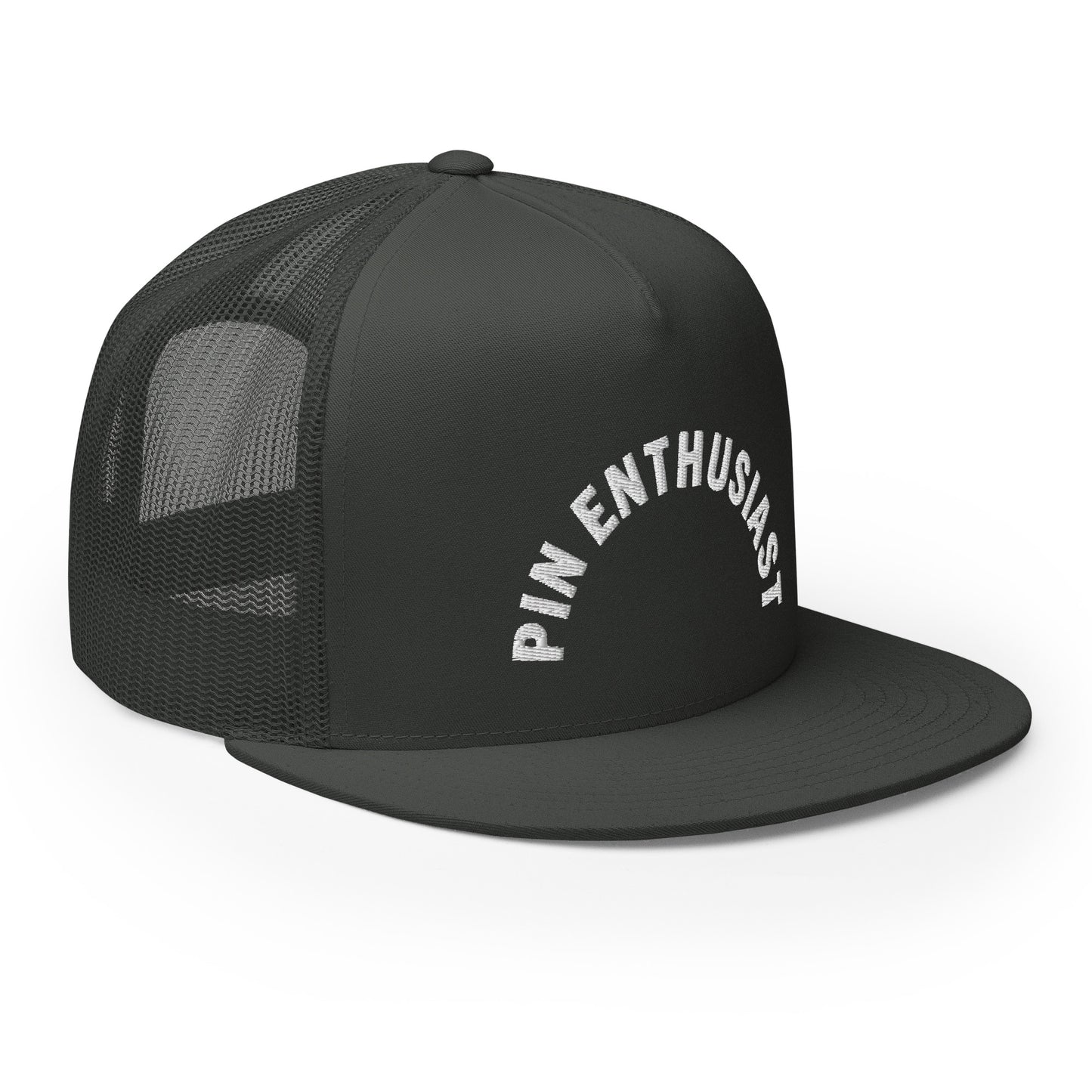 Pin Enthusiast - Trucker Cap - Custom Hat PinsPin Enthusiast - Trucker Cap - Custom Hat PinsCustom Hat Pins