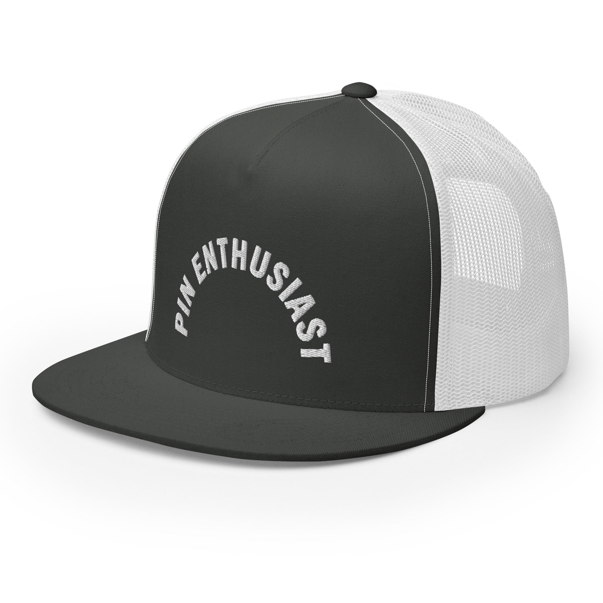 Pin Enthusiast - Trucker Cap - Custom Hat PinsPin Enthusiast - Trucker Cap - Custom Hat PinsCustom Hat Pins