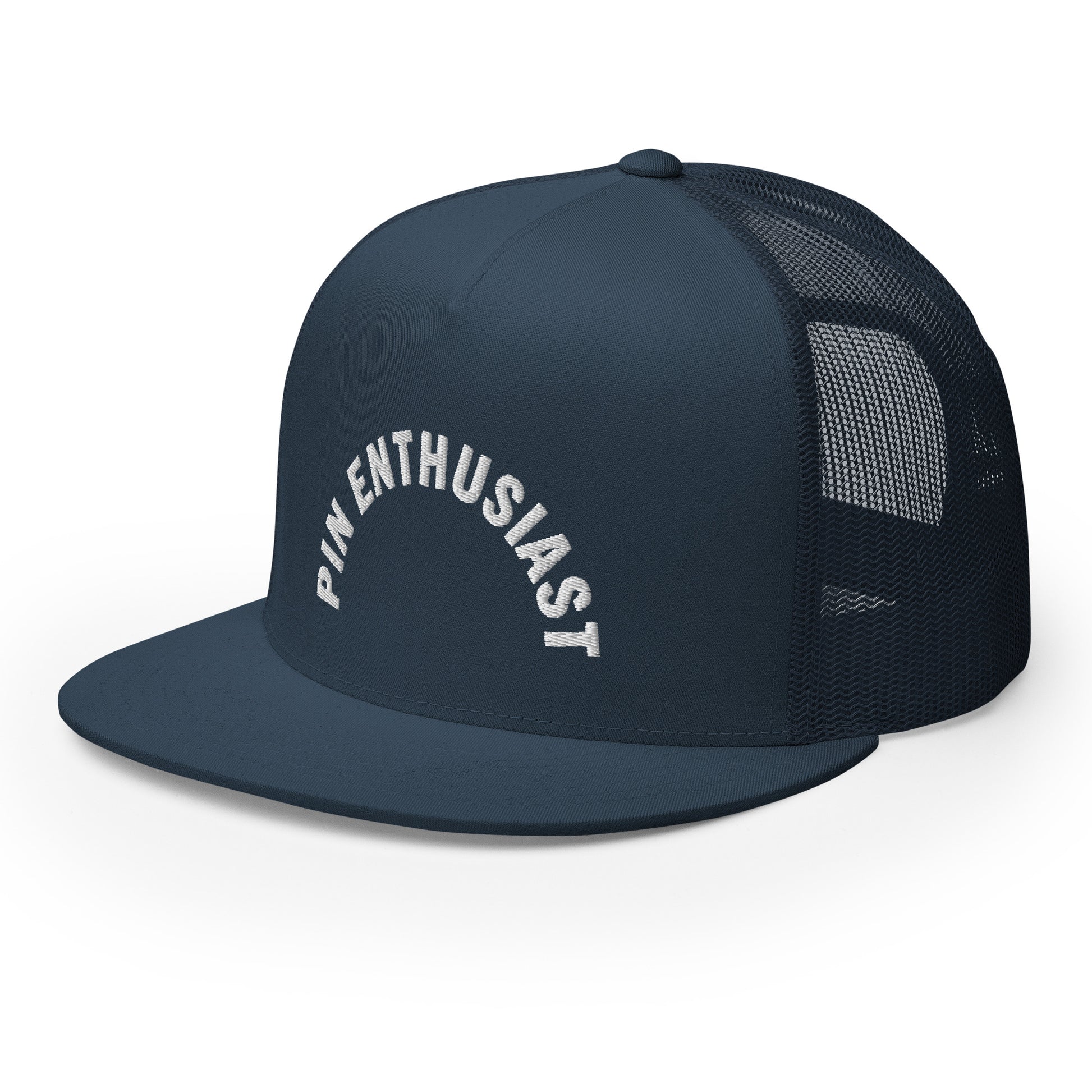 Pin Enthusiast - Trucker Cap - Custom Hat PinsPin Enthusiast - Trucker Cap - Custom Hat PinsCustom Hat Pins