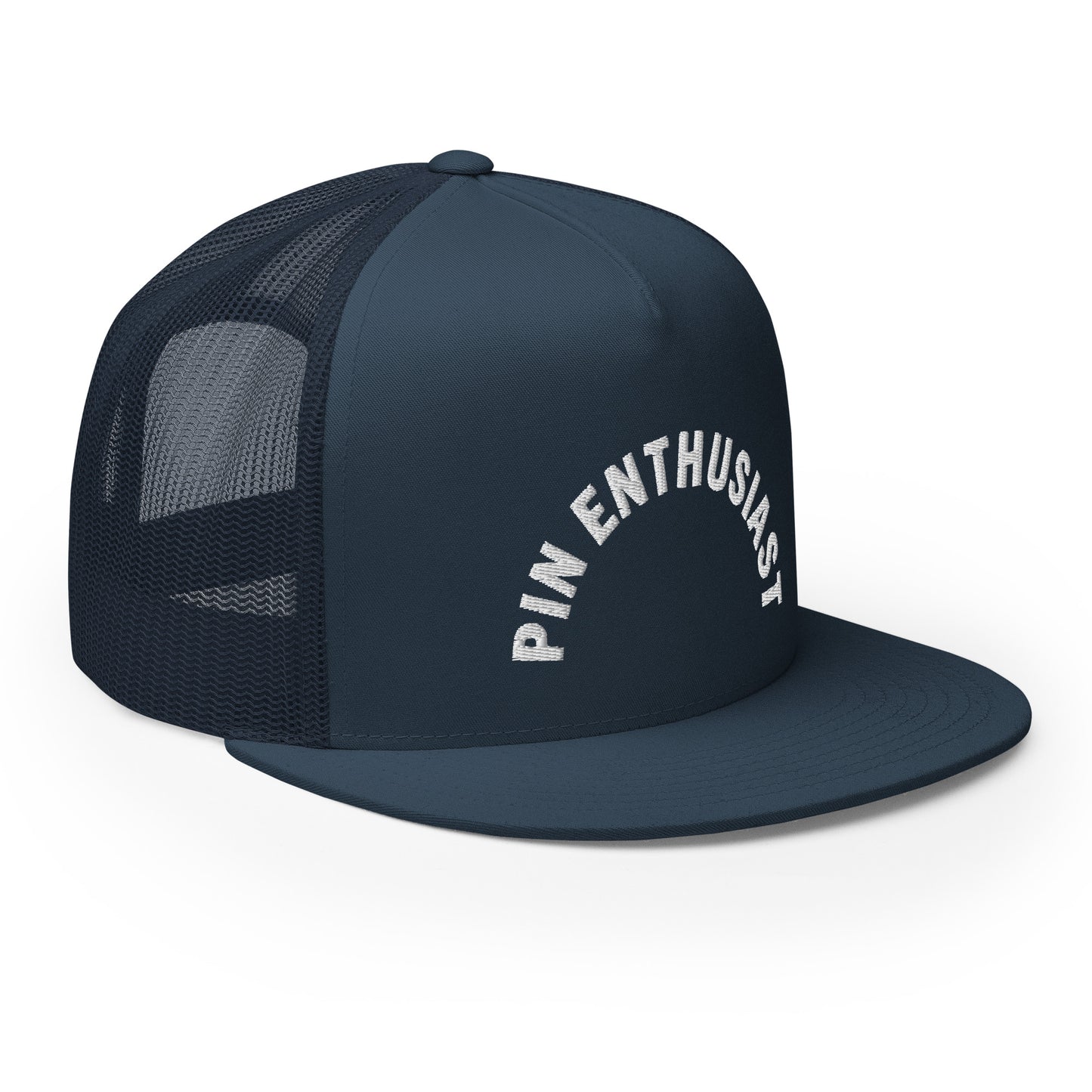 Pin Enthusiast - Trucker Cap - Custom Hat PinsPin Enthusiast - Trucker Cap - Custom Hat PinsCustom Hat Pins