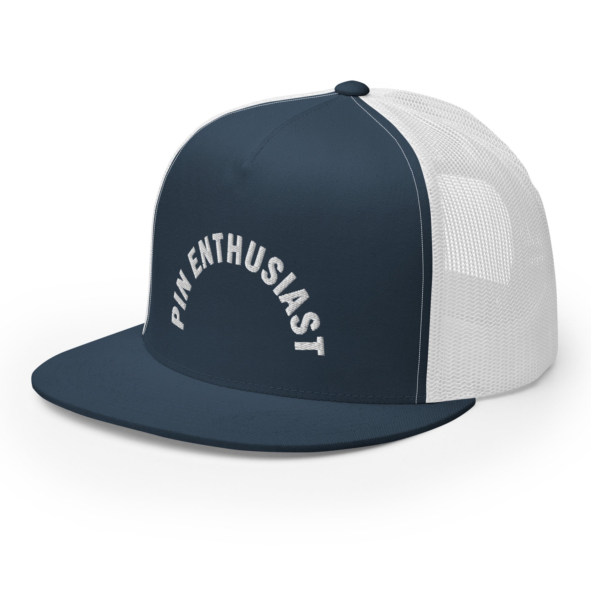 Pin Enthusiast - Trucker Cap - Custom Hat PinsPin Enthusiast - Trucker Cap - Custom Hat PinsCustom Hat Pins