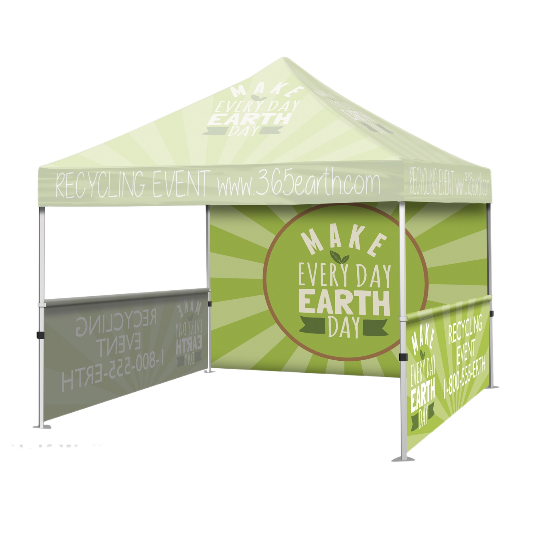 Optional Full Wall - Custom Hat PinsCustom 10x10 Canopy- With Optional Full Wall - Custom Hat PinsCanopyCustom Hat Pins