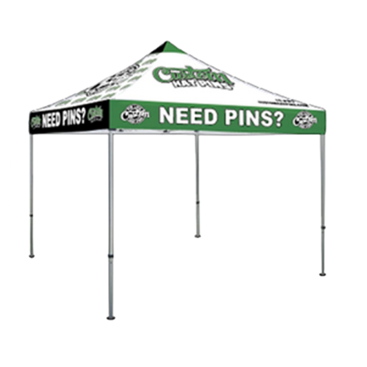 Optional Full Wall - Custom Hat PinsCustom 10x10 Canopy- With Optional Full Wall - Custom Hat PinsCanopyCustom Hat Pins