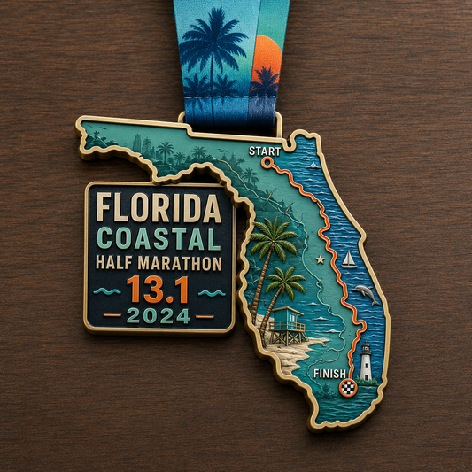 Custom Race Medals- Die Cut